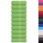 Toallas invitados 10 uds algodón verde manzana 30x50 cm 360 gsm de , Toallas - Ref: Foro24-137021, Precio: 25,20 €, Descuento: %
