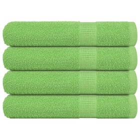 Toallas 4 uds verde manzana 100x200 cm 360 gsm de , Toallas - Ref: Foro24-137035, Precio: 58,61 €, Descuento: %