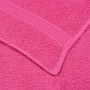 Toallas de ducha 2 uds 100% algodón rosa 70x140 cm 360 gsm de , Toallas - Ref: Foro24-137049, Precio: 24,44 €, Descuento: %