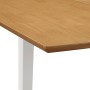 Mesa de comedor extensible MDF blanca (80-120)x80x74 cm en Mesas de comedor | Comprar online en Foru.es