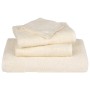 Juego de toallas 8 piezas 100% algodón crema 360 gsm de , Toallas de baño y manoplas - Ref: Foro24-137075, Precio: 35,74 €, D...