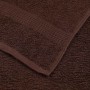 Juego de toallas 6 piezas 100% algodón marrón 360 gsm de , Toallas de baño y manoplas - Ref: Foro24-137082, Precio: 37,34 €, ...