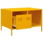 Mesa de centro acero laminado en frío amarillo 68,5x50x43,5 cm de , Mesas de centro - Ref: Foro24-851283, Precio: 72,53 €, De...