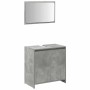 Set muebles de baño 2 piezas madera contrachapada gris hormigón de , Muebles de baño - Ref: Foro24-3324853, Precio: 122,62 €,...
