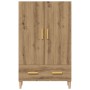 Aparador alto de madera contrachapada artesano roble de , Aparadores - Ref: Foro24-856915, Precio: 104,68 €, Descuento: %