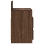 Mesillas de noche 2 uds con 2 cajones roble marrón 40x33x60 cm de , Mesitas de noche - Ref: Foro24-858573, Precio: 87,58 €, D...