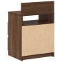 Mesillas de noche 2 uds con 2 cajones roble marrón 40x33x60 cm de , Mesitas de noche - Ref: Foro24-858573, Precio: 87,58 €, D...