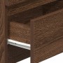 Mesillas de noche 2 uds con 2 cajones roble marrón 40x33x60 cm de , Mesitas de noche - Ref: Foro24-858573, Precio: 87,58 €, D...