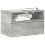 Mesita de noche de pared color gris hormigón 45x26x28,5 cm de , Mesitas de noche - Ref: Foro24-858602, Precio: 36,03 €, Descu...