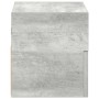 Mesita de noche de pared color gris hormigón 45x26x28,5 cm de , Mesitas de noche - Ref: Foro24-858602, Precio: 36,03 €, Descu...