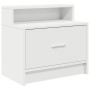 Mesilla de noche con cajón blanca 51x31x47 cm de , Mesitas de noche - Ref: Foro24-858668, Precio: 44,21 €, Descuento: %