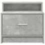 Mesillas de noche con cajón 2 uds gris hormigón 51x31x47 cm de , Mesitas de noche - Ref: Foro24-858675, Precio: 64,26 €, Desc...