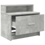 Mesillas de noche con cajón 2 uds gris hormigón 51x31x47 cm de , Mesitas de noche - Ref: Foro24-858675, Precio: 64,26 €, Desc...