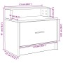 Mesillas de noche con cajón 2 uds gris hormigón 51x31x47 cm de , Mesitas de noche - Ref: Foro24-858675, Precio: 64,26 €, Desc...