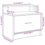 Mesilla de noche con cajón madera vieja 51x31x47 cm de , Mesitas de noche - Ref: Foro24-858682, Precio: 43,51 €, Descuento: %