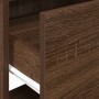 Mesilla de noche con cajón roble marrón 51x31x47 cm de , Mesitas de noche - Ref: Foro24-858680, Precio: 44,69 €, Descuento: %