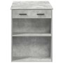 Escritorio con cajón estante madera contrachapada gris hormigón de , Mesas de cocina y de comedor - Ref: Foro24-858689, Preci...