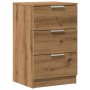 Mesita de noche madera de ingeniería roble artisan 40x36x65 cm de , Mesitas de noche - Ref: Foro24-856934, Precio: 59,35 €, D...