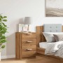 Mesita de noche madera de ingeniería roble artisan 40x36x65 cm de , Mesitas de noche - Ref: Foro24-856934, Precio: 59,35 €, D...