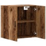 Armario pared madera ingeniería envejecida 60x31x60 cm de , Taquillas y armarios de almacenamiento - Ref: Foro24-857306, Prec...