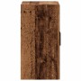 Armario pared madera ingeniería envejecida 60x31x60 cm de , Taquillas y armarios de almacenamiento - Ref: Foro24-857306, Prec...