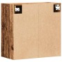 Armario pared madera ingeniería envejecida 60x31x60 cm de , Taquillas y armarios de almacenamiento - Ref: Foro24-857306, Prec...