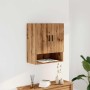 Armario de pared madera de ingeniería roble artesano 60x31x70cm de , Taquillas y armarios de almacenamiento - Ref: Foro24-857...