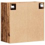 Armario pared madera ingeniería envejecida 60x31x60 cm de , Taquillas y armarios de almacenamiento - Ref: Foro24-857304, Prec...
