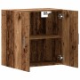Armario pared madera ingeniería envejecida 60x31x60 cm de , Taquillas y armarios de almacenamiento - Ref: Foro24-857304, Prec...