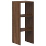Librería apilable madera contrachapada roble marrón 30x30x80 cm de , Taquillas y armarios de almacenamiento - Ref: Foro24-858...