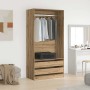 Armario de madera de ingeniería roble artesanal 100x50x200 cm de , Armarios roperos - Ref: Foro24-3318627, Precio: 205,76 €, ...