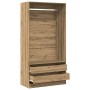 Armario de madera de ingeniería roble artesanal 100x50x200 cm de , Armarios roperos - Ref: Foro24-3318627, Precio: 205,76 €, ...