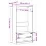 Armario de madera de ingeniería roble artesanal 100x50x200 cm de , Armarios roperos - Ref: Foro24-3318627, Precio: 205,76 €, ...