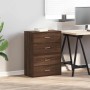 Armarios con 2 cajones 2 uds roble marrón 60x31x40 cm de , Cajoneras - Ref: Foro24-858834, Precio: 91,04 €, Descuento: %
