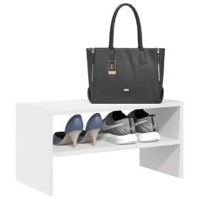 Zapatero apilable blanco 60x30x30,5 cm de , Zapateros y organizadores de calzado - Ref: Foro24-858857, Precio: 44,56 €, Descu...