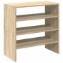 Zapateros 2 uds apilables roble sonoma 60x30x30,5 cm de , Zapateros y organizadores de calzado - Ref: Foro24-858862, Precio: ...
