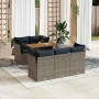 Set de muebles de jardín 6 pzas y cojines ratán sintético gris de , Conjuntos de jardín - Ref: Foro24-3326889, Precio: 499,34...