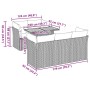 Set de muebles de jardín 6 pzas y cojines ratán sintético gris de , Conjuntos de jardín - Ref: Foro24-3326889, Precio: 499,34...