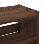 Mueble zapatero madera contrachapada marrón roble 60x25x62 cm de , Zapateros y organizadores de calzado - Ref: Foro24-859893,...