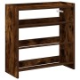 Zapatero madera contrachapada roble ahumado60x25x62 cm de , Zapateros y organizadores de calzado - Ref: Foro24-859891, Precio...