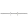 Kit de herrajes para puerta corredera 200 cm acero plateado de , Artículos para puertas - Ref: Foro24-4009694, Precio: 101,12...
