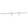 Kit de herrajes para puerta corredera 200 cm acero plateado de , Artículos para puertas - Ref: Foro24-4009694, Precio: 101,12...