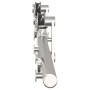 Kit de herrajes para puerta corredera 200 cm acero plateado de , Artículos para puertas - Ref: Foro24-4009694, Precio: 101,12...