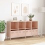 Aparador de acero laminado en frío rosa 135x39x73,5 cm de , Aparadores - Ref: Foro24-3307162, Precio: 193,04 €, Descuento: %