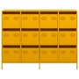 Aparador acero laminado en frío amarillo mostaza 135x39x103,5cm de , Aparadores - Ref: Foro24-3307176, Precio: 301,93 €, Desc...