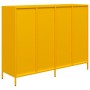 Aparador acero laminado en frío amarillo mostaza 135x39x103,5cm de , Aparadores - Ref: Foro24-3307176, Precio: 301,93 €, Desc...
