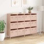 Aparador de acero laminado en frío rosa 135x39x103,5 cm de , Aparadores - Ref: Foro24-3307174, Precio: 305,83 €, Descuento: %
