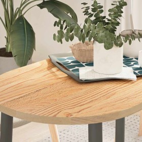 Tablero de mesa ovalado madera maciza de roble 100x50x2 cm de , Tableros para mesas - Ref: Foro24-4009062, Precio: 60,45 €, D...