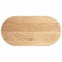 Tablero de mesa ovalado madera maciza de roble 100x50x2 cm de , Tableros para mesas - Ref: Foro24-4009062, Precio: 60,45 €, D...