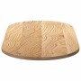 Tablero de mesa ovalado madera maciza de roble 100x50x2 cm de , Tableros para mesas - Ref: Foro24-4009062, Precio: 60,45 €, D...